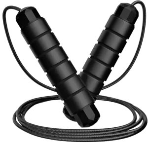 Jump Rope, Tangle-Free Rapid Speed Jumping Rope Cable with Ball Bearings for Women